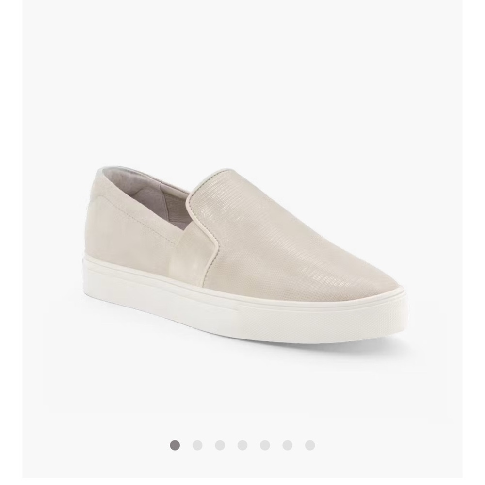 The Swift cream Slip-On leather and suede slip-on Sneakers